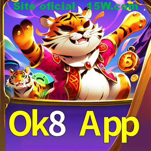 Imagem promocional da Ok8 App mostrando a plataforma e suas vantagens